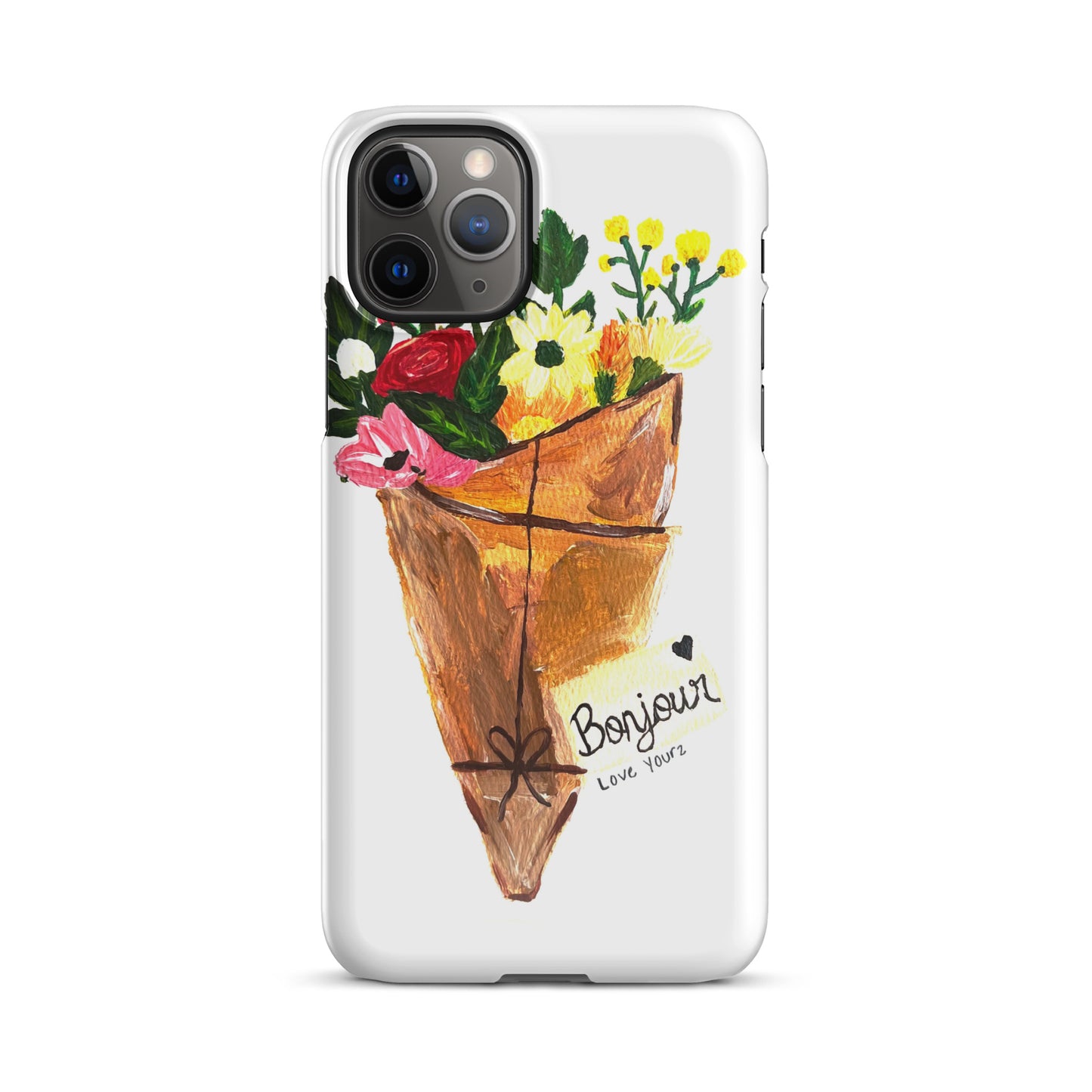 Bonjour Bouqet iPhone Case