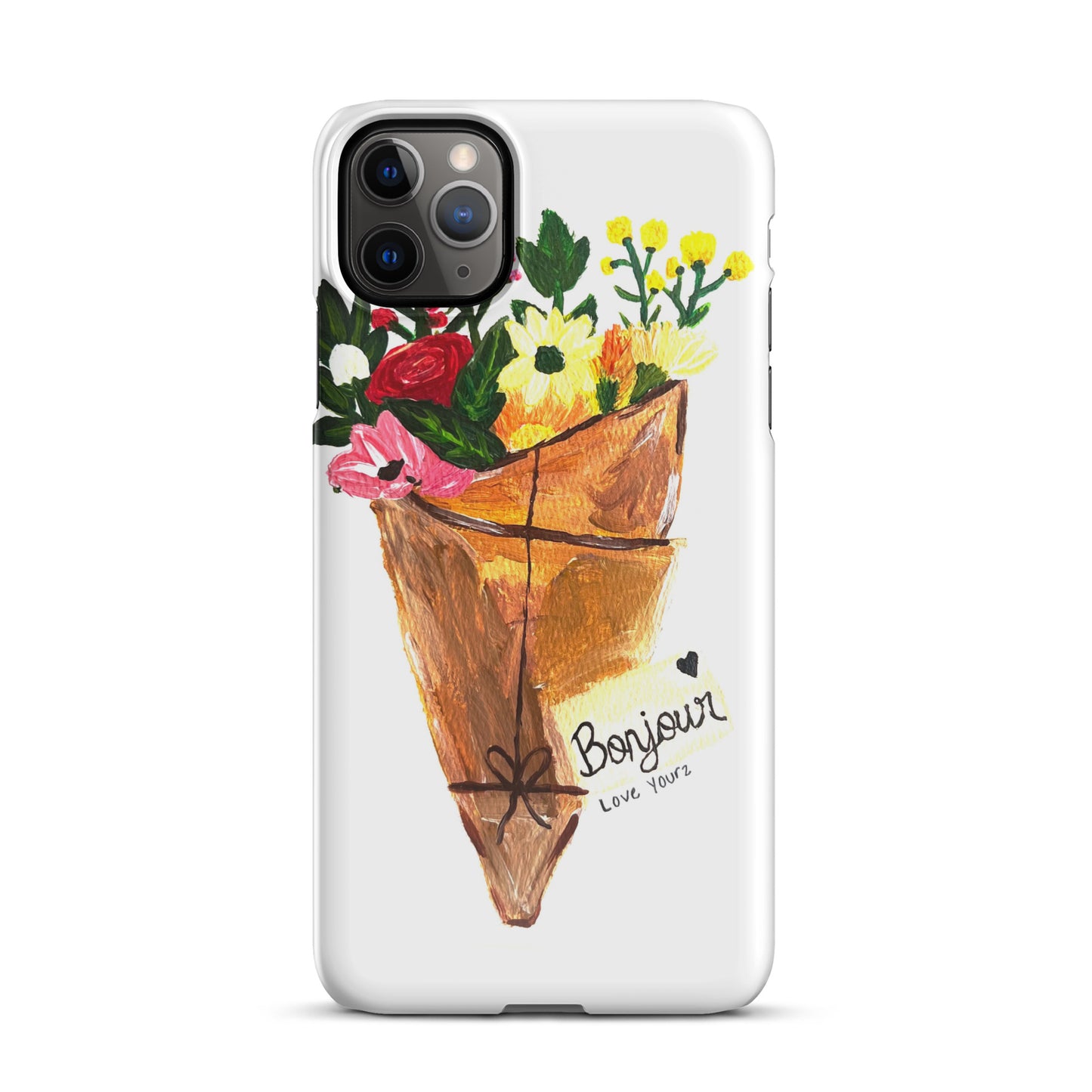 Bonjour Bouqet iPhone Case