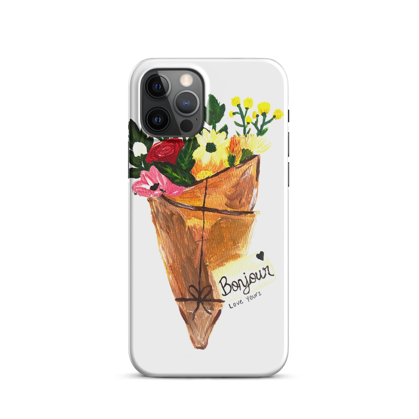 Bonjour Bouqet iPhone Case
