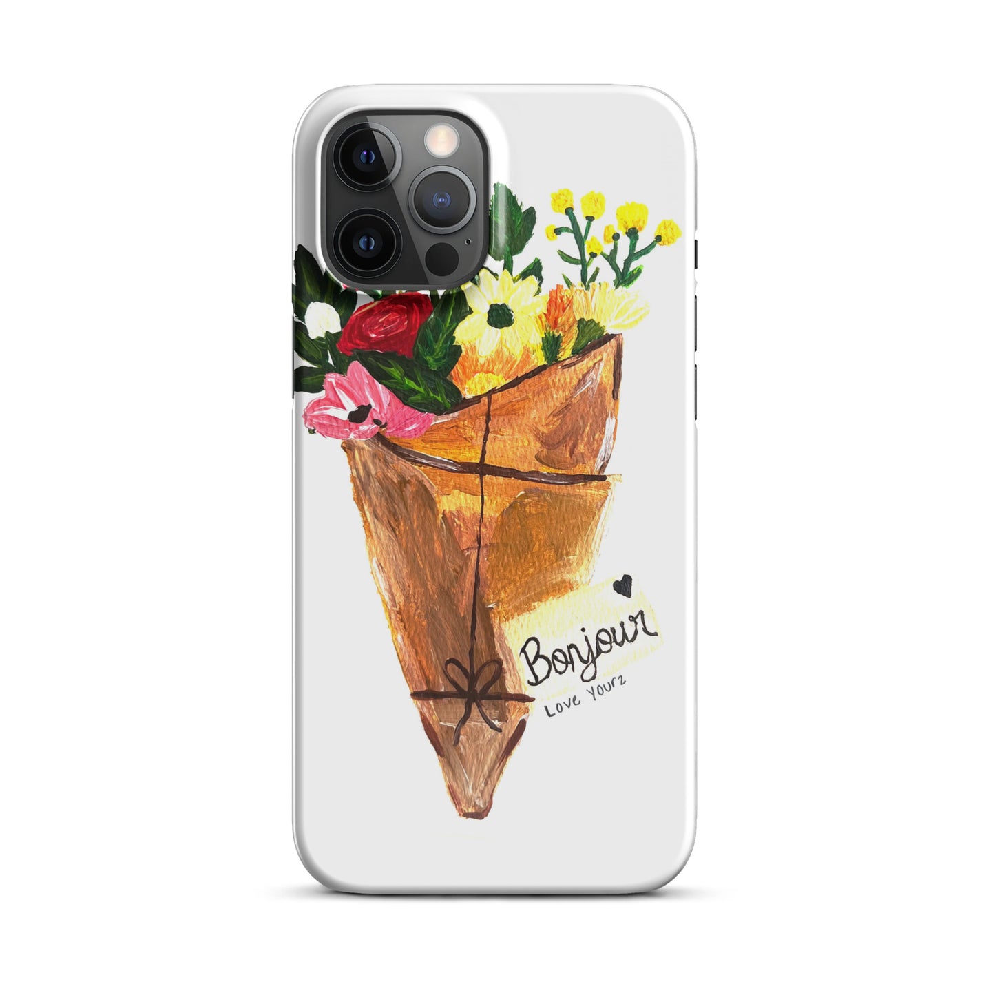 Bonjour Bouqet iPhone Case