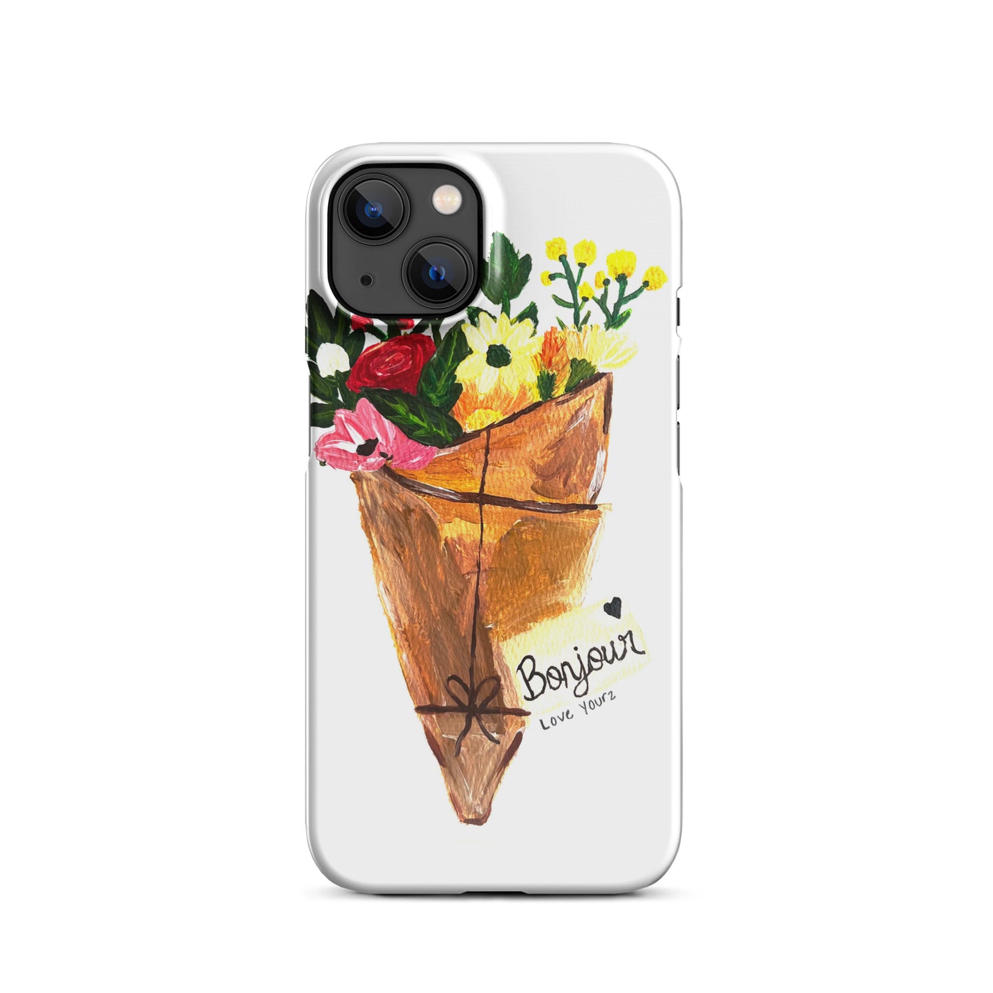 Bonjour Bouqet iPhone Case