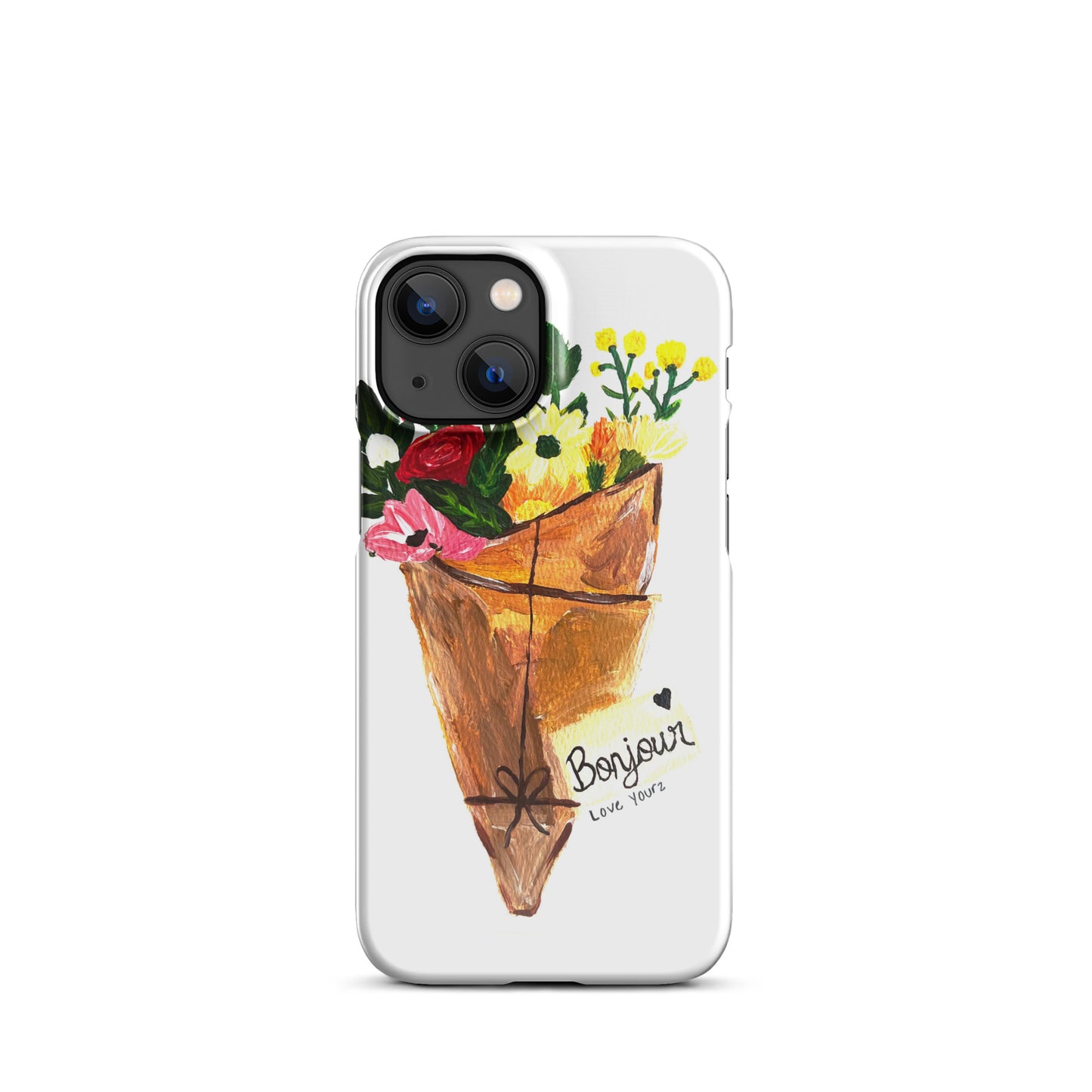 Bonjour Bouqet iPhone Case