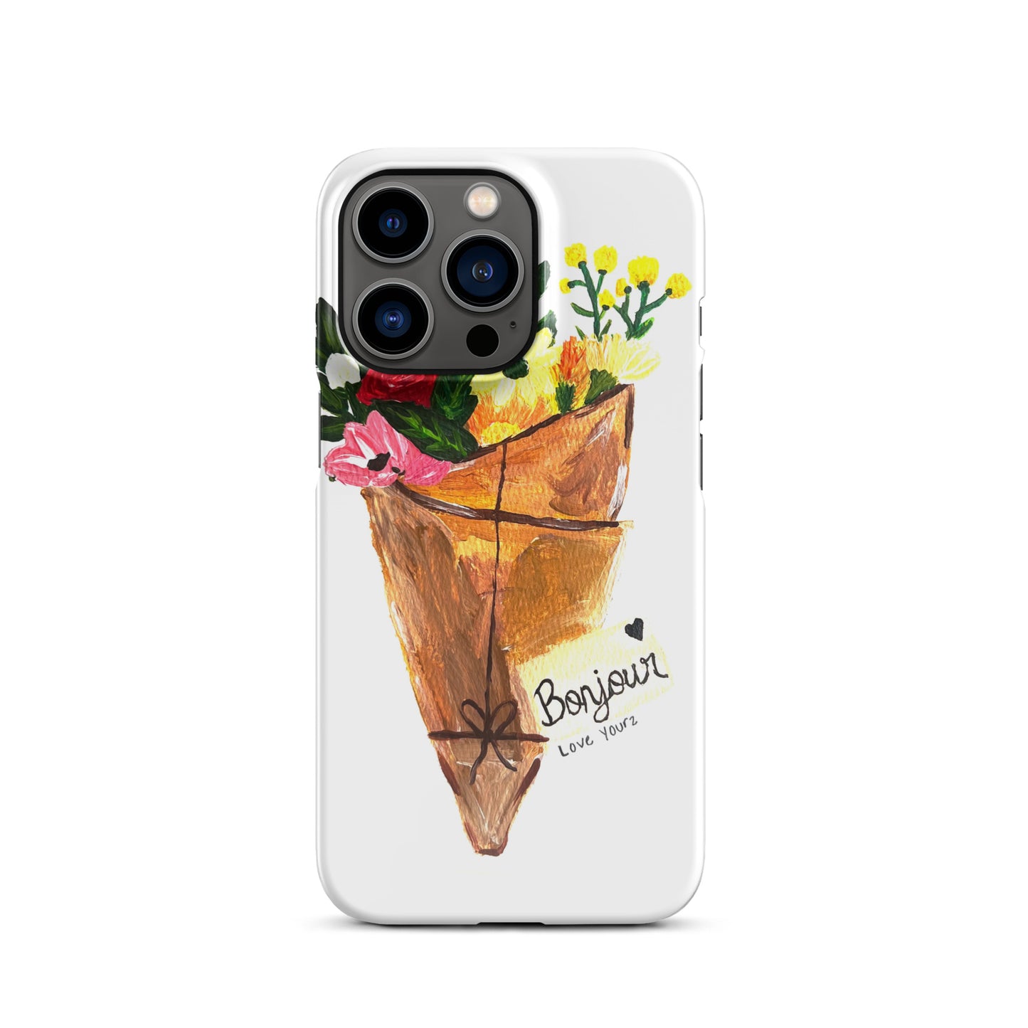 Bonjour Bouqet iPhone Case