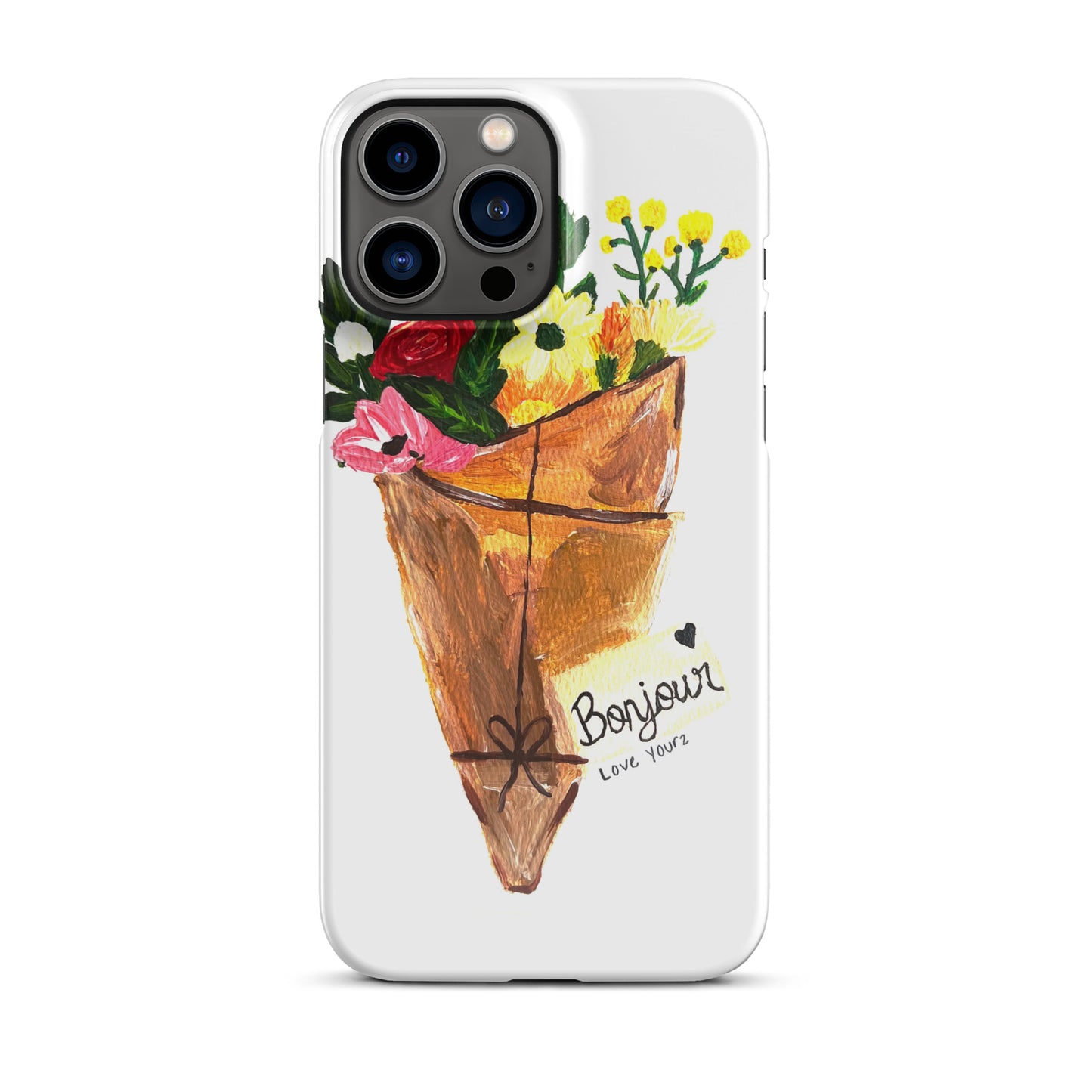 Bonjour Bouqet iPhone Case