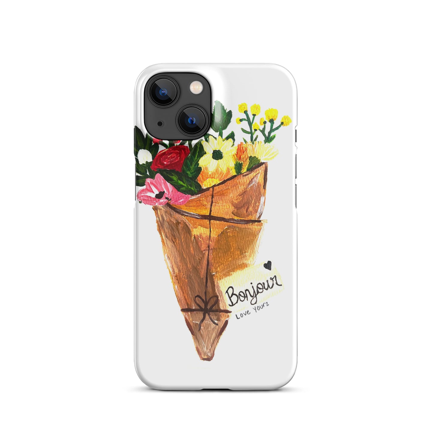 Bonjour Bouqet iPhone Case