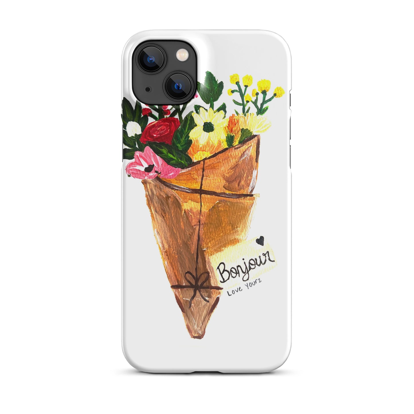 Bonjour Bouqet iPhone Case