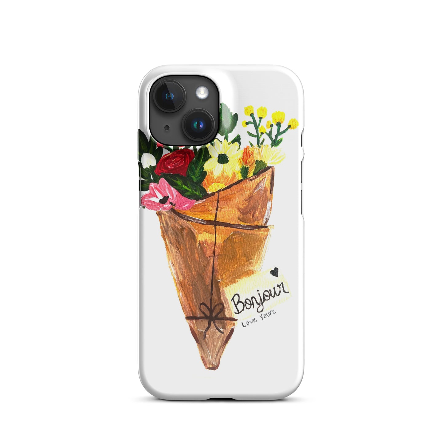 Bonjour Bouqet iPhone Case