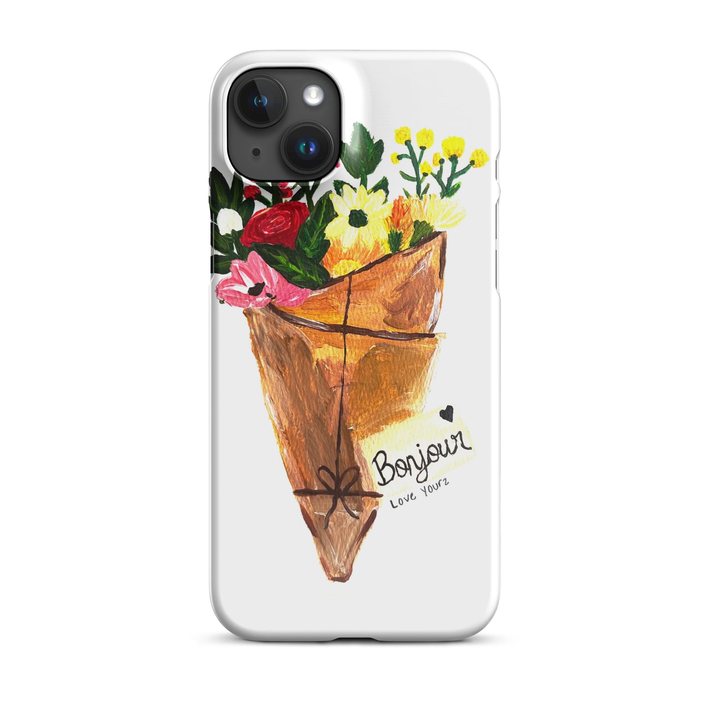 Bonjour Bouqet iPhone Case