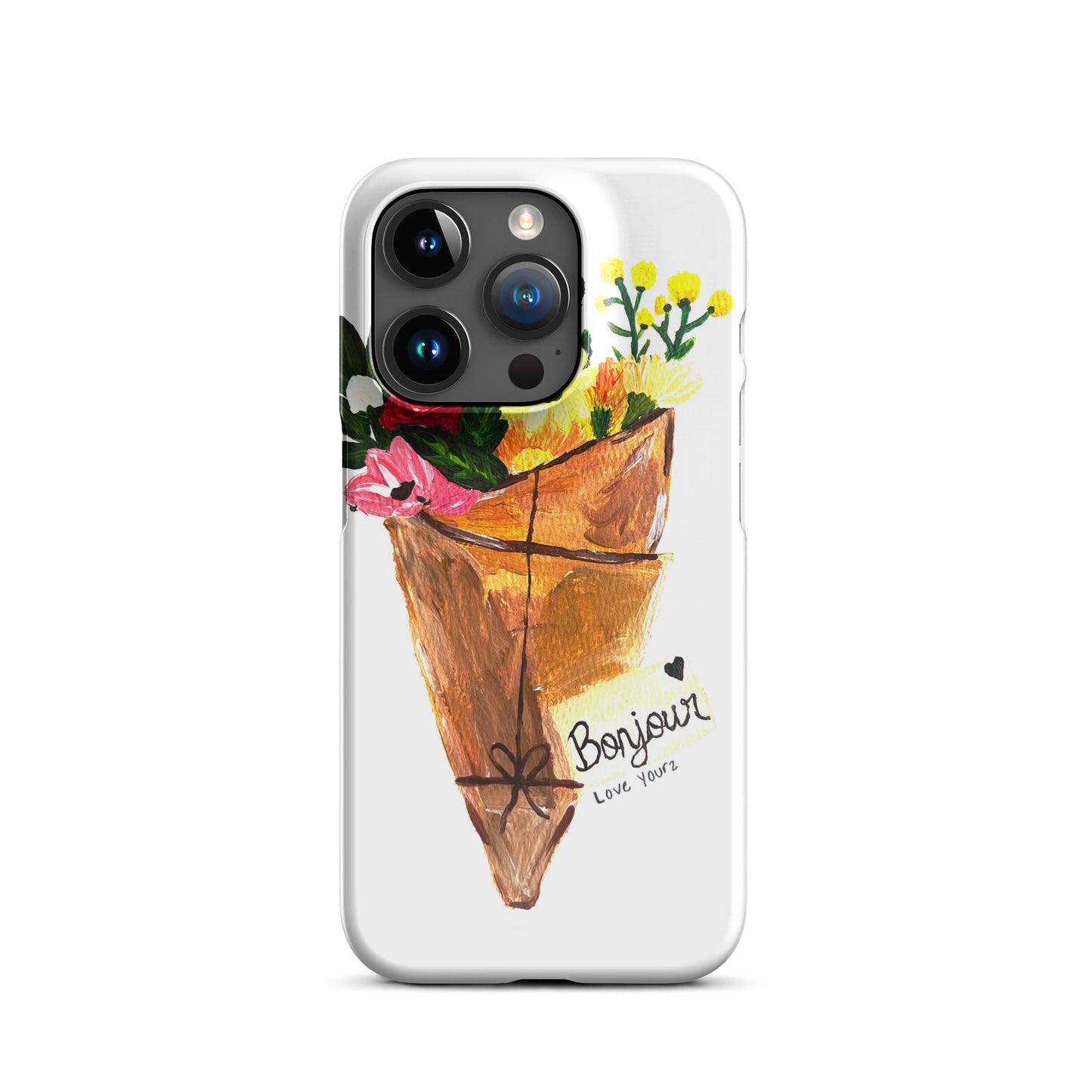 Bonjour Bouqet iPhone Case